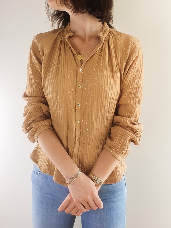 Gemini shirt, open
