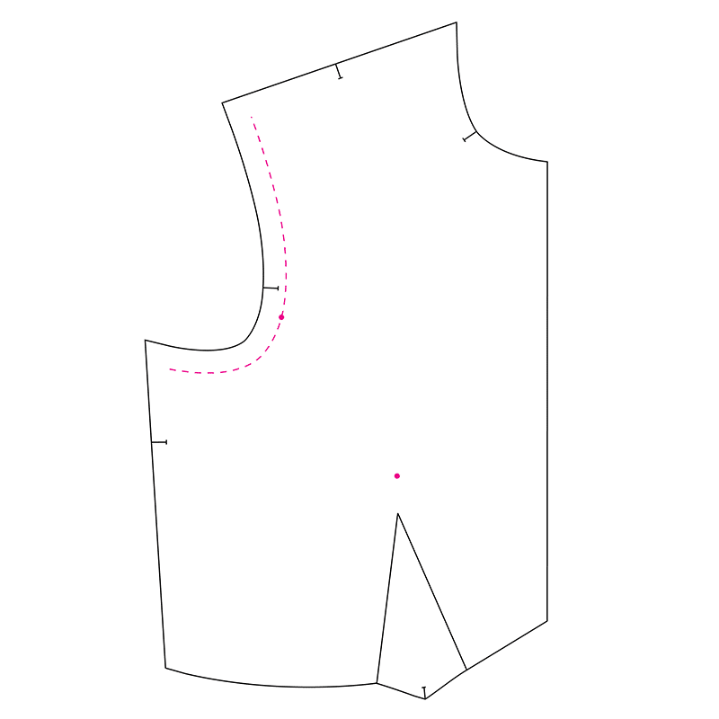 Pleiades 2 FBA (Full Bust Adjustment) - step 2